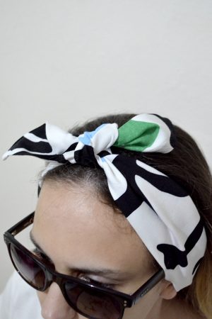 Lastikli Bağlamalı Bandana - Colorful Shapes