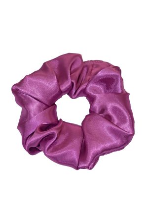 Lastikli Saten Toka - Fuşya