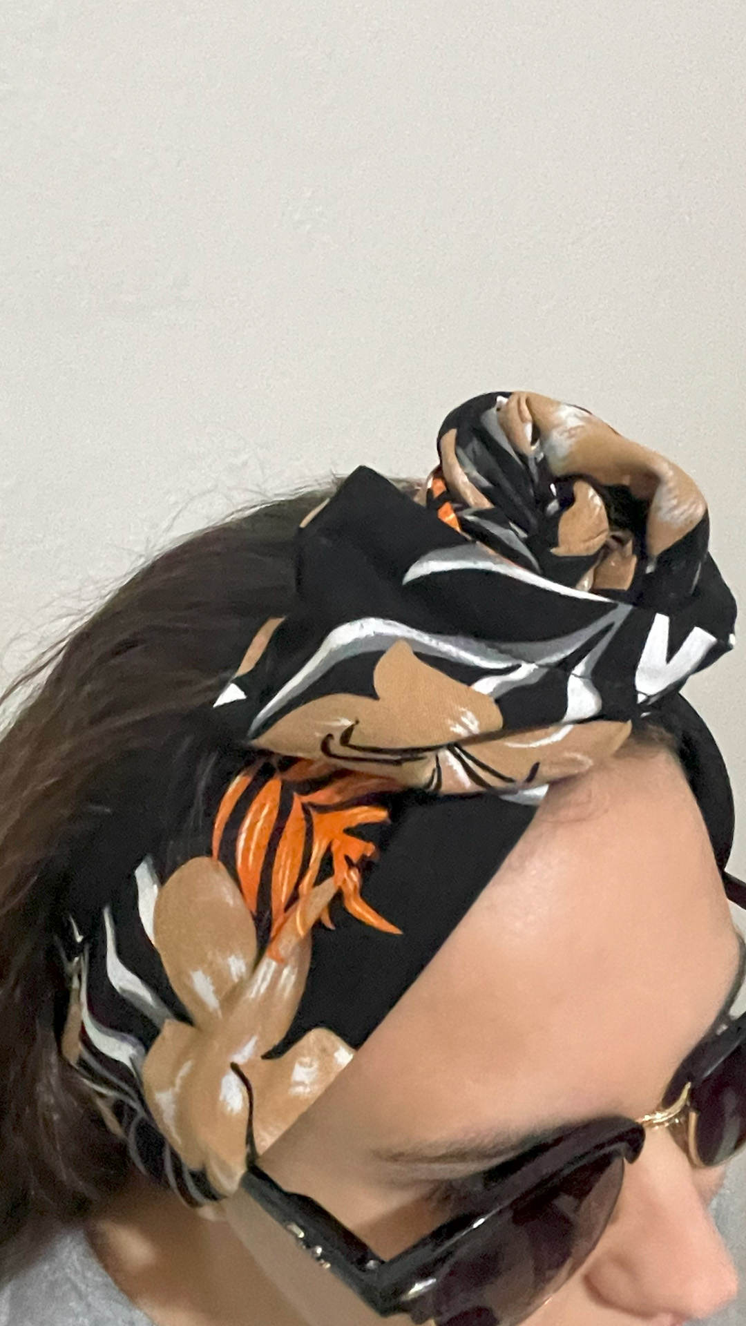 Telli Saç Bandanası - Black Brown
